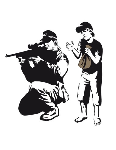 Vinilo Banksy Sniper