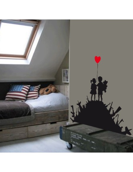 Vinilo Banksy Us and them