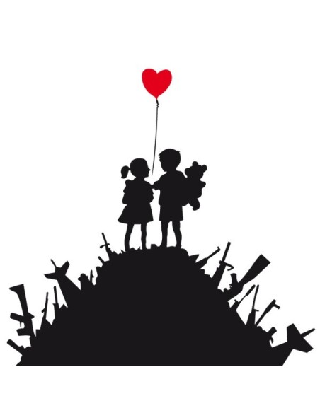 Vinilo Banksy Us and them