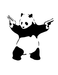 Vinilo Banksy Stickem up 2