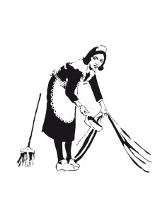 Vinilo Banksy Swept up 2