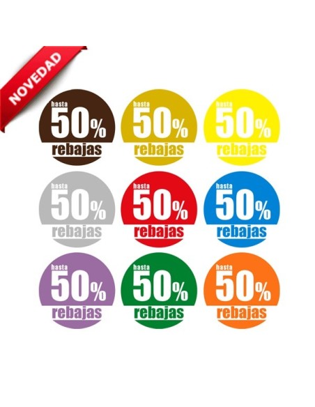 Vinilo de rebajas circular