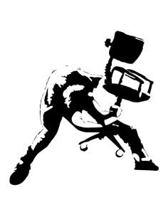 Vinilo Banksy Serenity Now 2