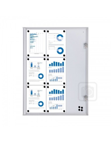 Vitrina de anuncios económica para interior