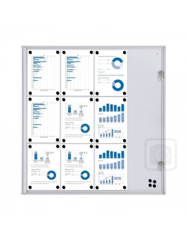 Vitrina de anuncios económica para interior