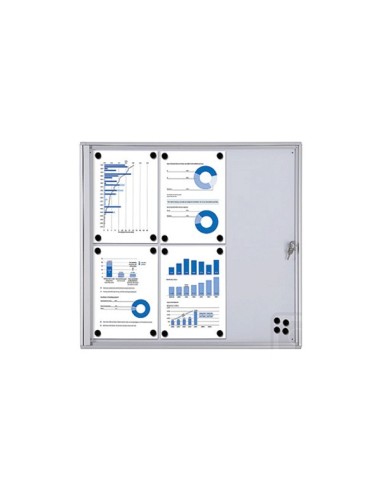 Vitrina de anuncios económica para interior