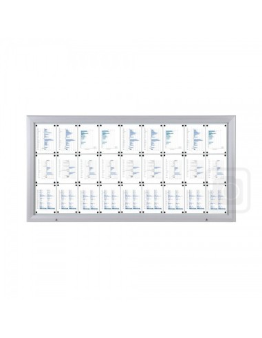 Vitrinas de anuncios con patas