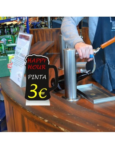 Pizarras silueta sobremesa