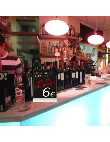 Pizarras silueta sobremesa