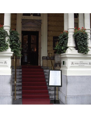 Portamenús con luz para suelo