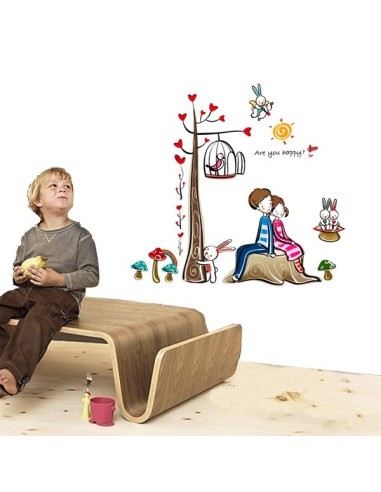 Vinilo juvenil enamorados