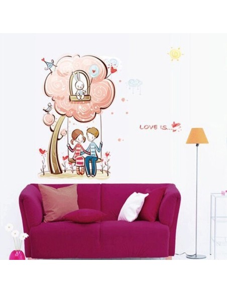 Vinilo juvenil columpio