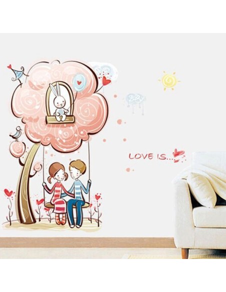 Vinilo juvenil columpio