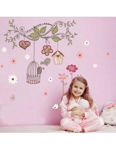 Vinilo juvenil floral 2