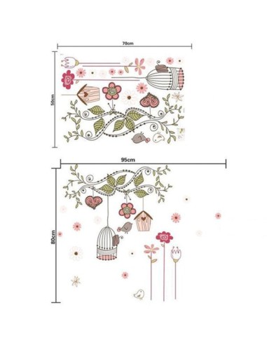 Vinilo juvenil floral