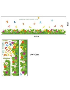 Vinilo flores mariposas 2 2