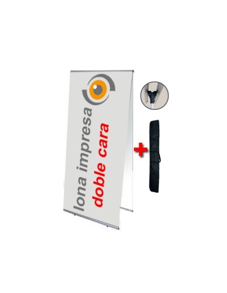 Banner con 2 lonas 80 x 180 cm Banner con 2 lonas 80 x 180 cm